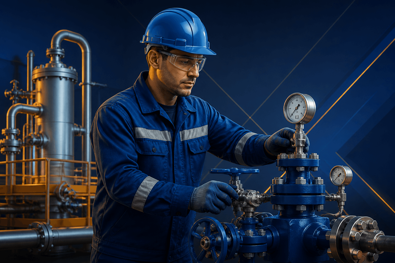 Иллюстрация курса «Оператор по добыче нефти и газа»